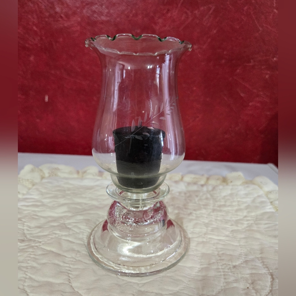 Vintage Indiana Glass                  2" Single Light Candlestick